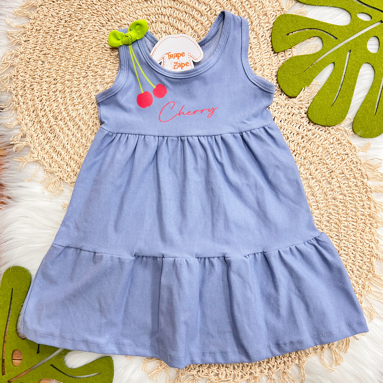 Vestido Cherry - Azul Jeans